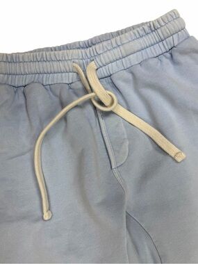 Kith Shorts Mens Small Blue Cotton Jordan Sweat Terry Lounge Drawstring Pockets